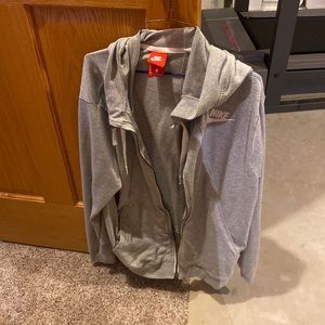 Nike zip up sweatshirt